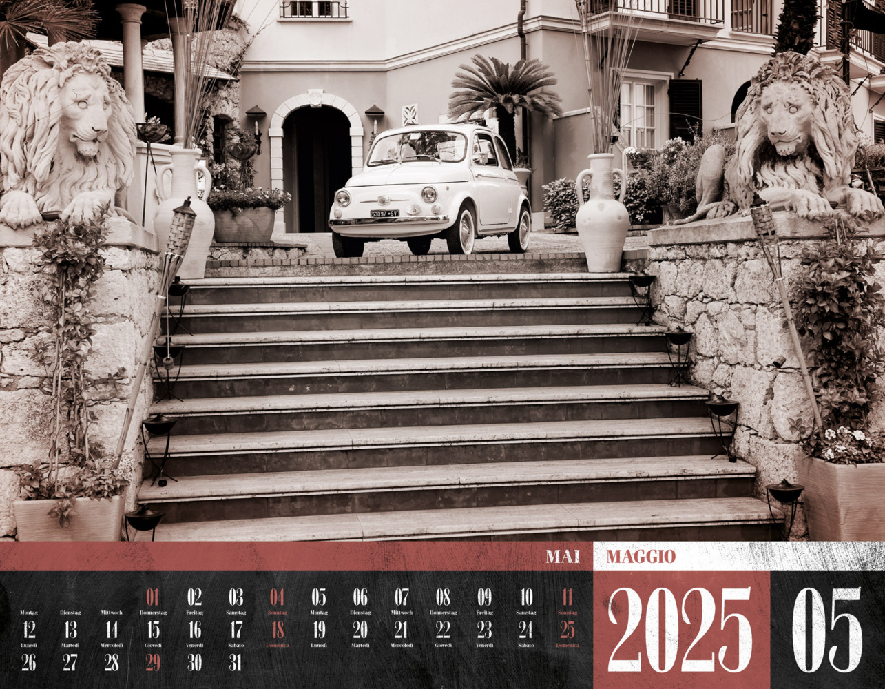 Bild: 9783838425238 | La Dolce Vita - Italienische Lebensart Kalender 2025 | Kunstverlag