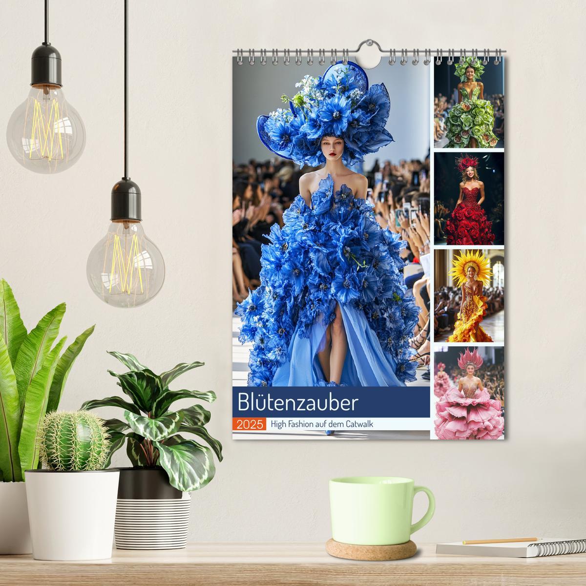 Bild: 9783457226438 | Blütenzauber. High Fashion auf dem Catwalk (Wandkalender 2025 DIN...