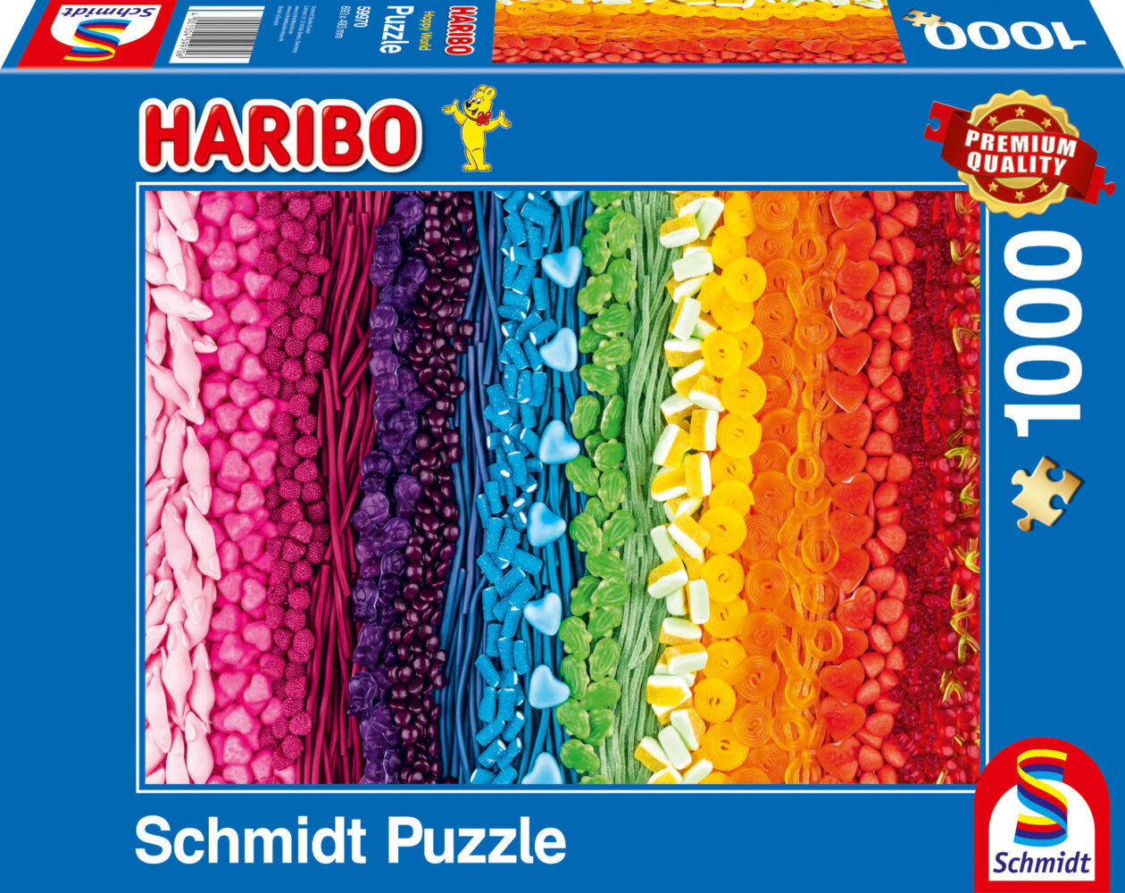 Cover: 4001504599706 | Happy World (Puzzle) | Erwachsenenpuzzle Haribo 1.000 Teile | Spiel