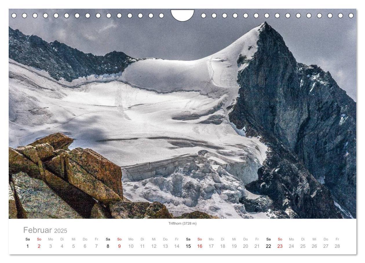 Bild: 9783435498574 | Walliser Alpen ¿ Europas »kleiner« Himalaya (Wandkalender 2025 DIN...