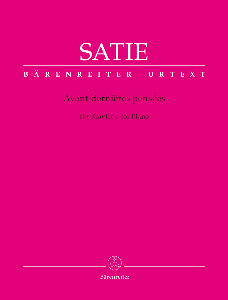 Cover: 9790006557981 | Avant-dernieres pensees | Partitur | Erik Satie | Taschenbuch | Buch