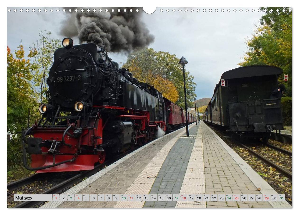 Bild: 9783435669578 | Unter Dampf durch den Harz (Wandkalender 2025 DIN A3 quer),...