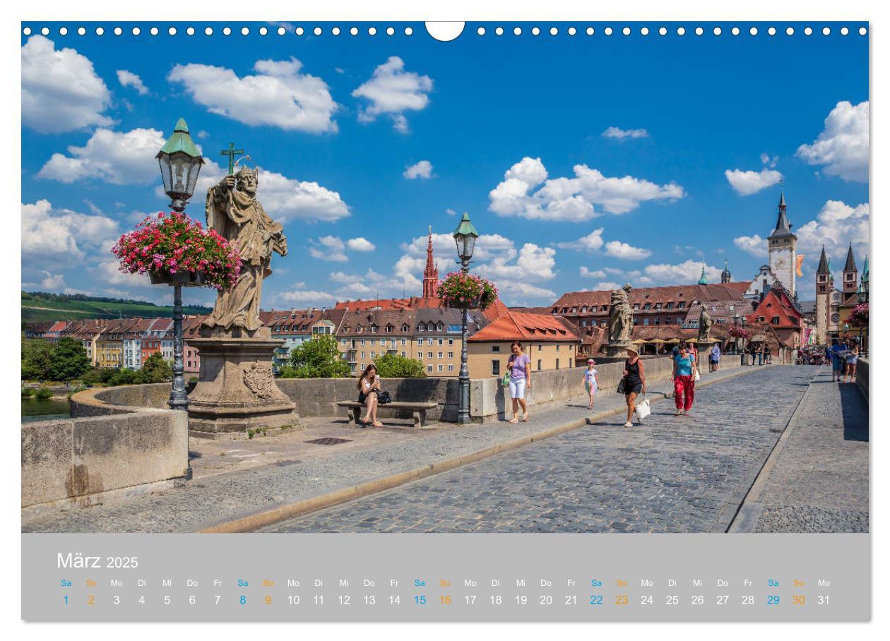 Bild: 9783435225132 | Würzburg - Stadt der Kirchen (Wandkalender 2025 DIN A3 quer),...