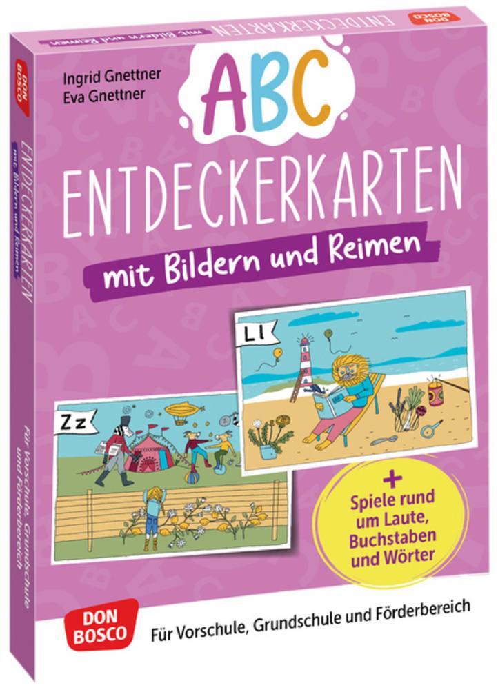 Cover: 4260694921715 | Abc-Entdeckerkarten mit Bildern und Reimen | Ingrid Gnettner | Box