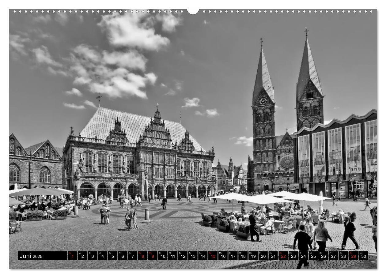 Bild: 9783435587971 | Historisches Bremen (Wandkalender 2025 DIN A2 quer), CALVENDO...