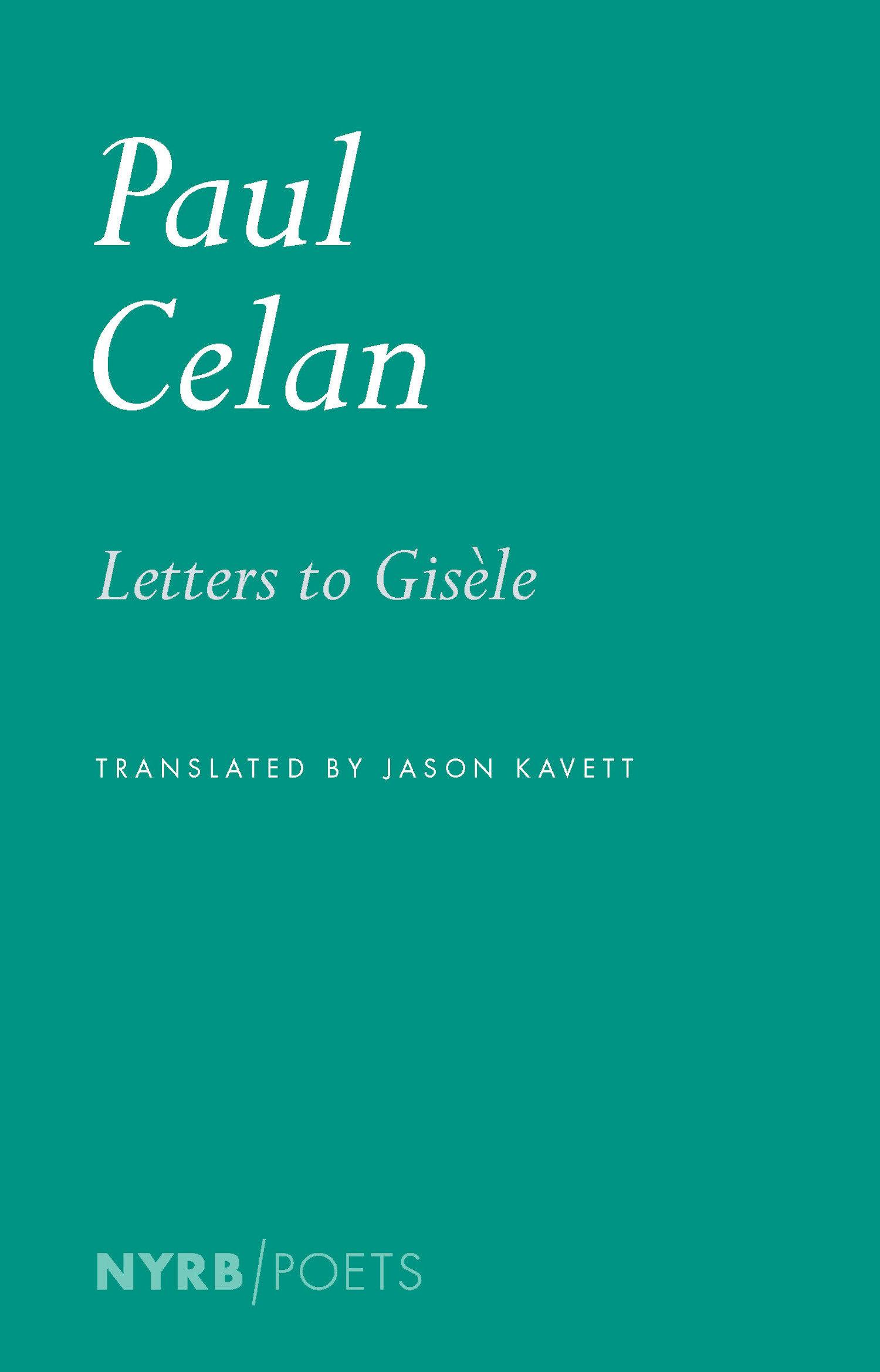 Cover: 9781681378305 | Letters to Gisèle | 19511970 | Paul Celan | Taschenbuch | Englisch