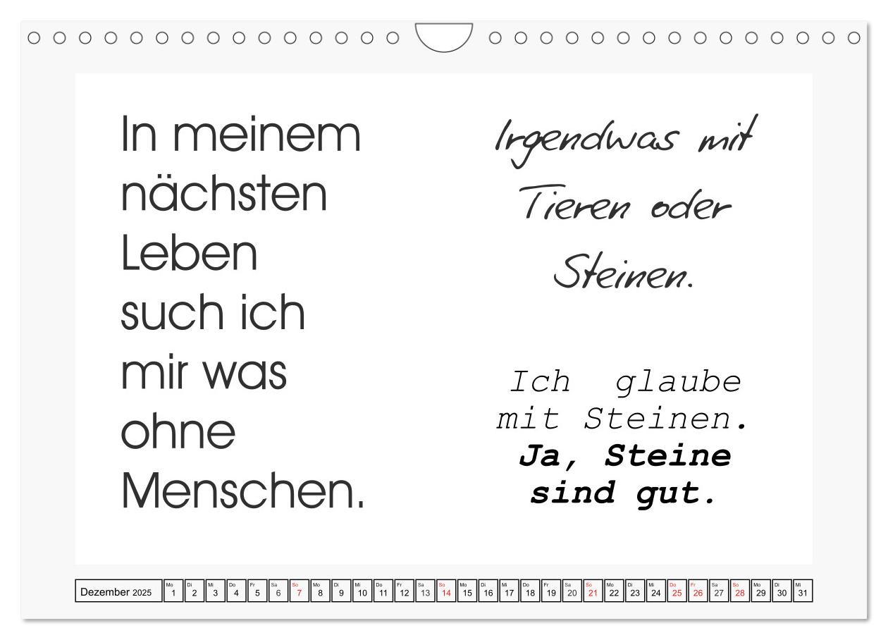 Bild: 9783435200979 | Typo-Kalender für das Büro. Sarkasmus und fiese Sprüche...