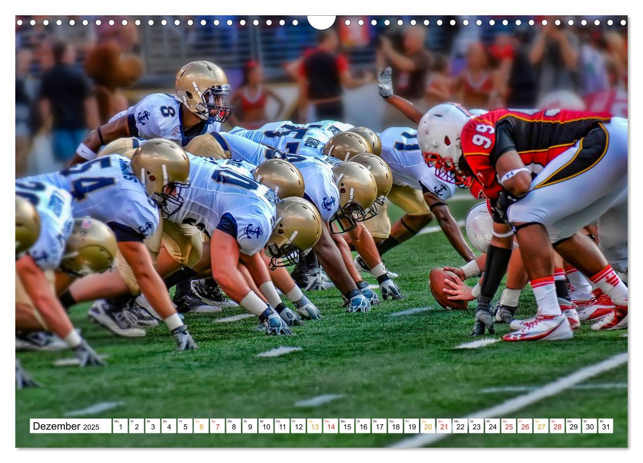 Bild: 9783383933059 | American Football - mein Sport (Wandkalender 2025 DIN A3 quer),...