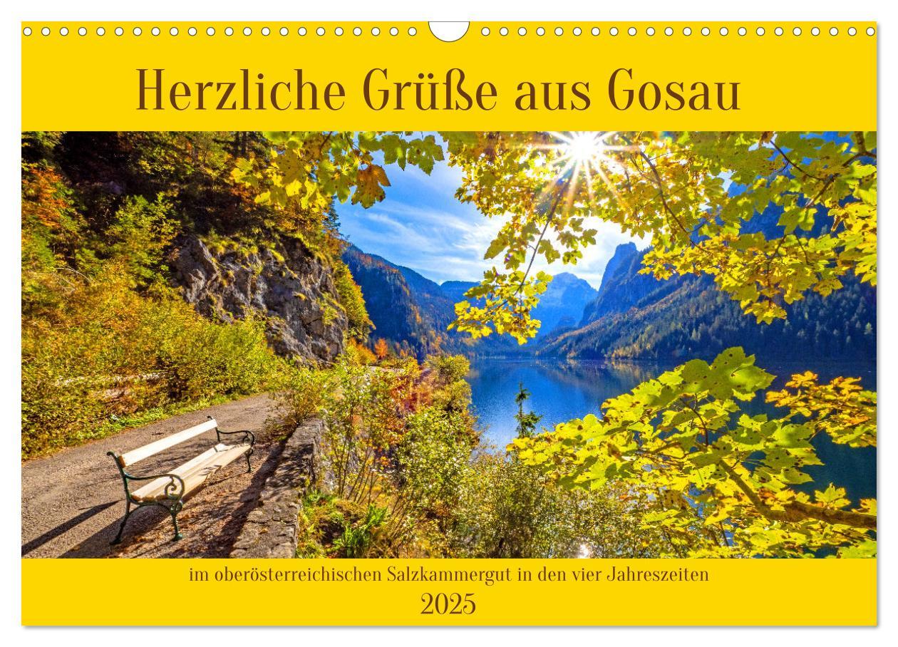 Cover: 9783435940585 | Herzliche Grüße aus Gosau (Wandkalender 2025 DIN A3 quer), CALVENDO...