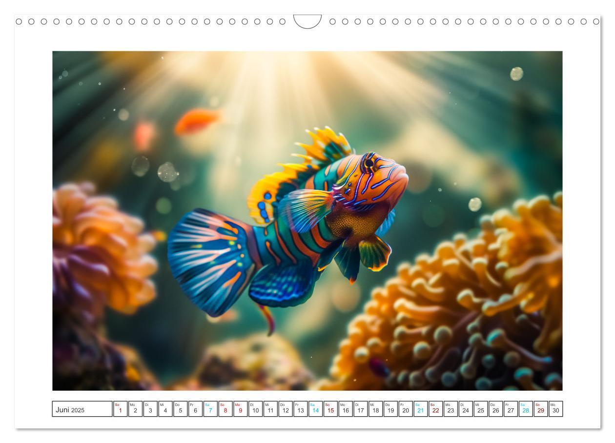 Bild: 9783383784378 | Exotische Fische (Wandkalender 2025 DIN A3 quer), CALVENDO...