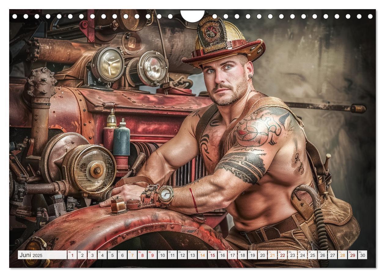 Bild: 9783383788826 | Feuerwehrmänner (Wandkalender 2025 DIN A4 quer), CALVENDO...