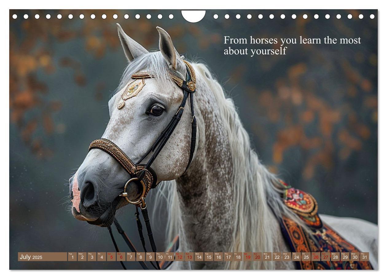 Bild: 9781325980727 | A Horse Makes You Complete (Wall Calendar 2025 DIN A4 landscape),...