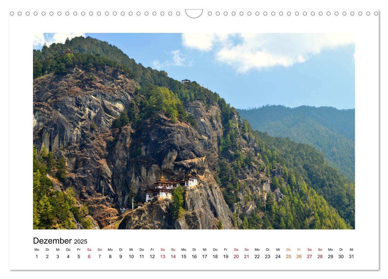 Bild: 9783435127290 | Bhutan ¿ Berge, Buddhismus &amp; Bruttonationalglück (Wandkalender 2025...