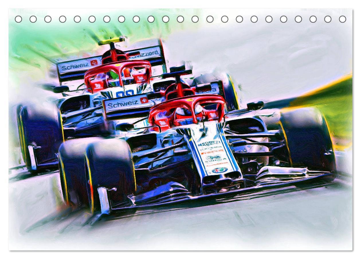 Bild: 9783435243266 | Faszinierende Formel 1 (Tischkalender 2025 DIN A5 quer), CALVENDO...