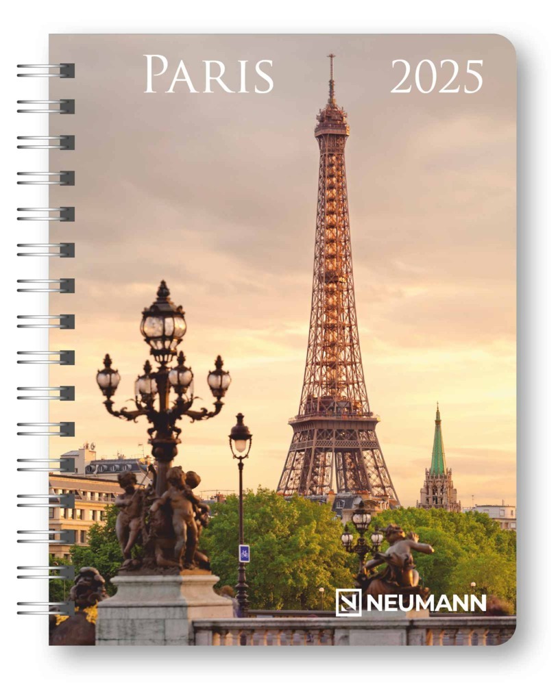 Cover: 4002725994790 | N NEUMANNVERLAGE - Paris 2025 Diary, 16,5x21,6cm, Taschenkalender...