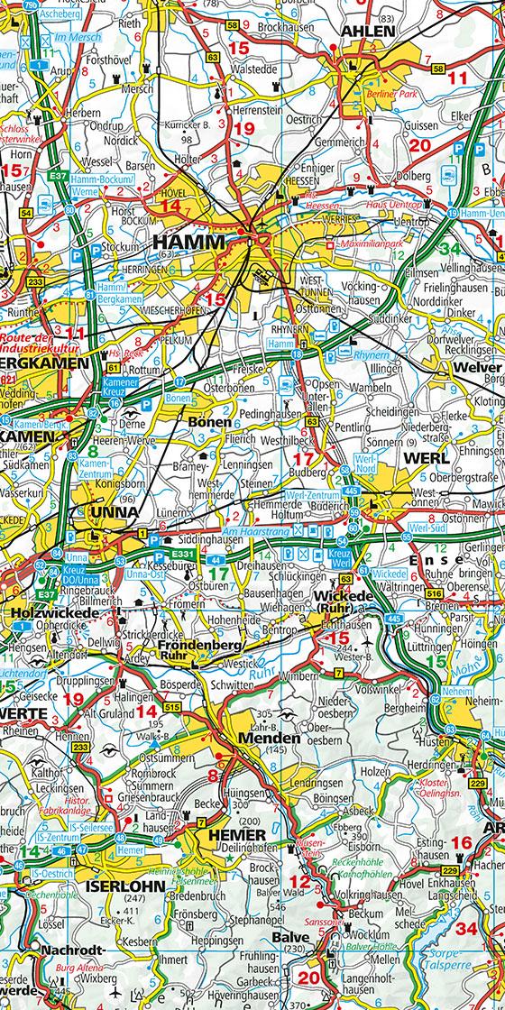 Bild: 9783259014646 | KuF Deutschland Regionalkarte 03 Nordrhein-Westfalen 1 : 275 000