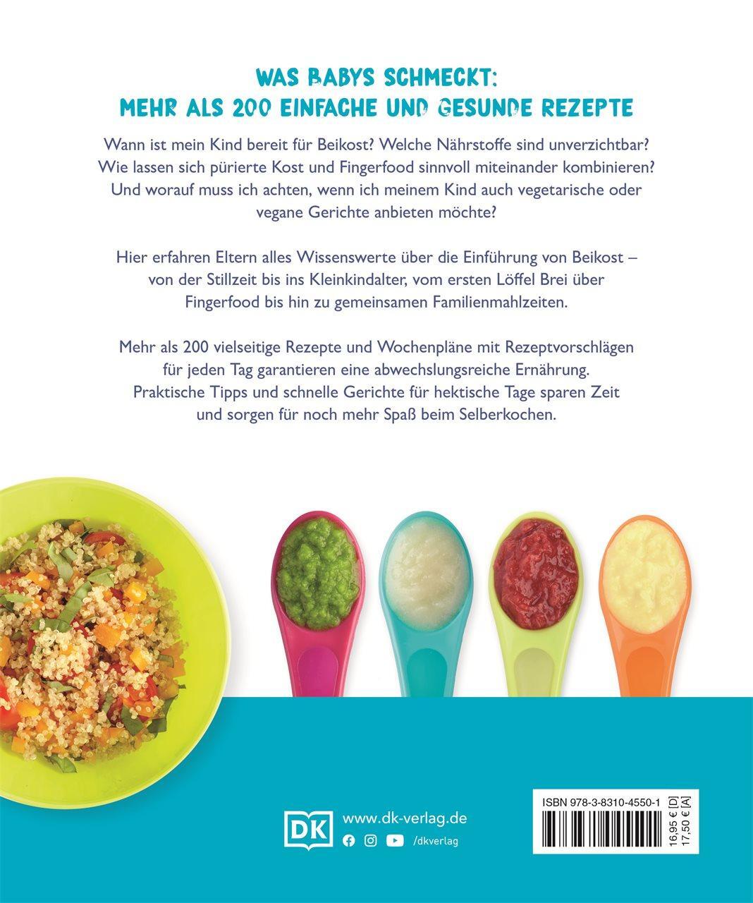 Rückseite: 9783831045501 | Babynahrung selbst gemacht | Fiona Wilcock | Buch | 224 S. | Deutsch