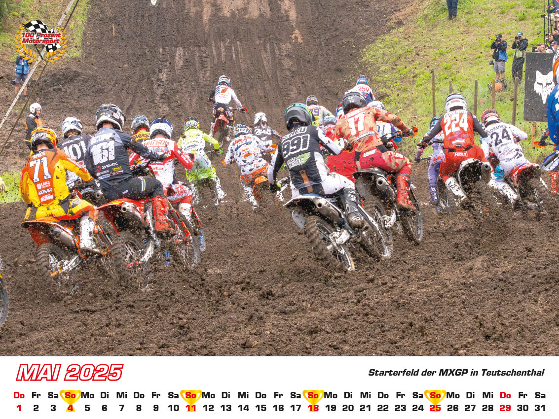 Bild: 9783948794682 | Motocross WM Kalender 2025 | Frank Pommer | Kalender | Deutsch | 2025