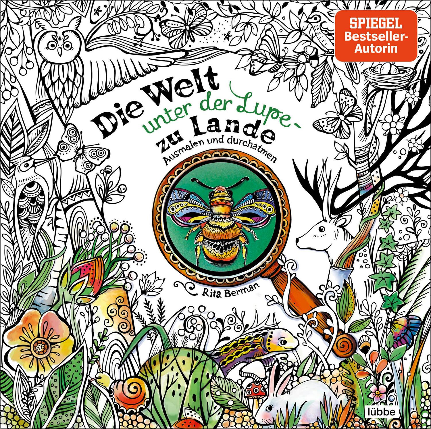 Cover: 9783404609482 | Die Welt unter der Lupe - zu Lande | Ausmalen und durchatmen | Berman