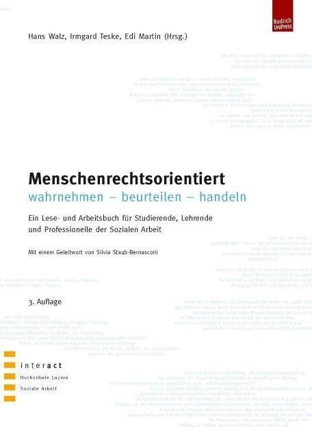 Cover: 9783863880279 | Menschenrechtsorientiert wahrnehmen - beurteilen - handeln | Buch