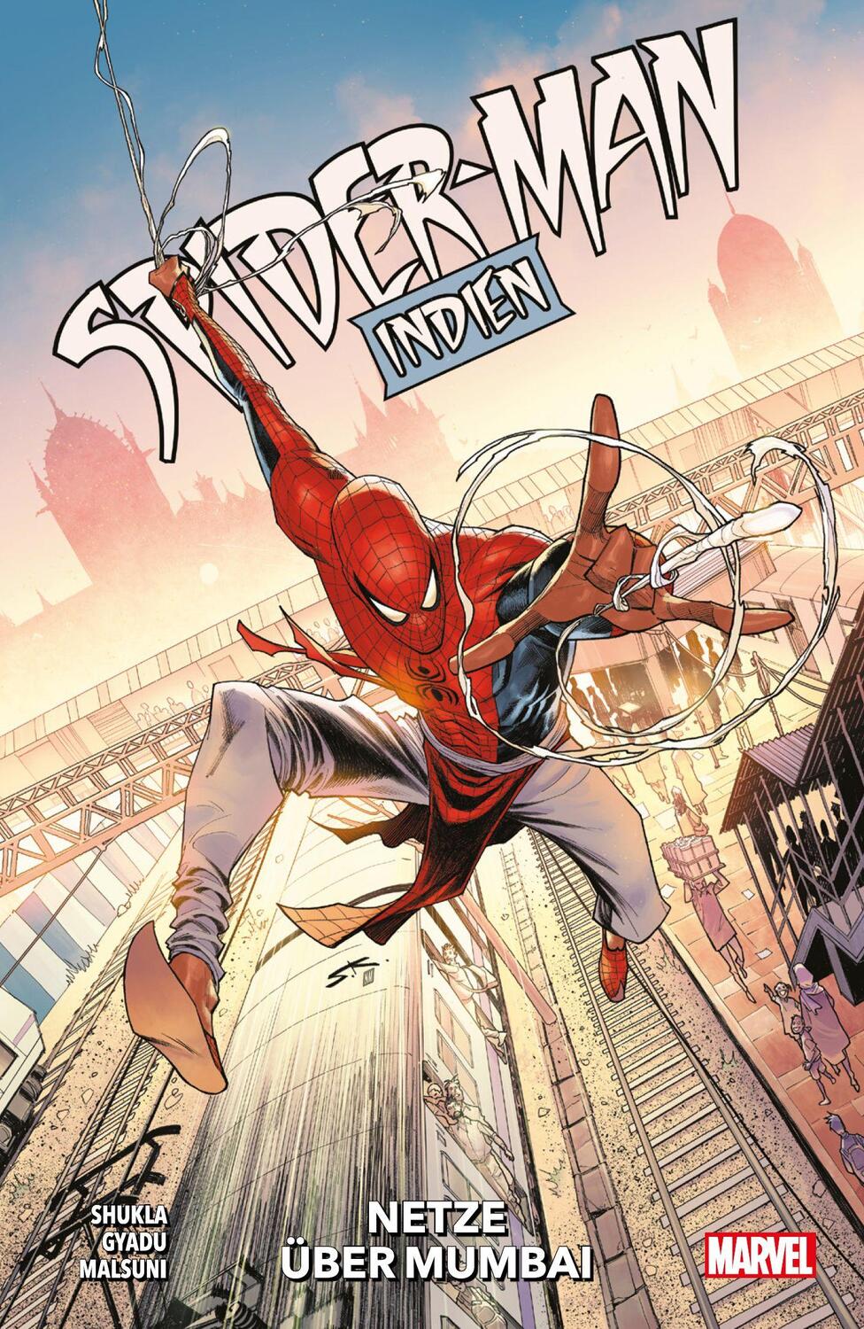 Cover: 9783741636448 | Spider-Man: Indien - Netze über Mumbai | Nikesh Shukla (u. a.) | Buch