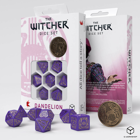 Cover: 5907699496136 | The Witcher Dice Set. Dandelion - Viscount de Lettenhove | QWOWDA3Q