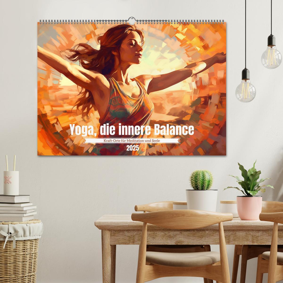 Bild: 9783383905506 | Yoga, die innere Balance (Wandkalender 2025 DIN A2 quer), CALVENDO...