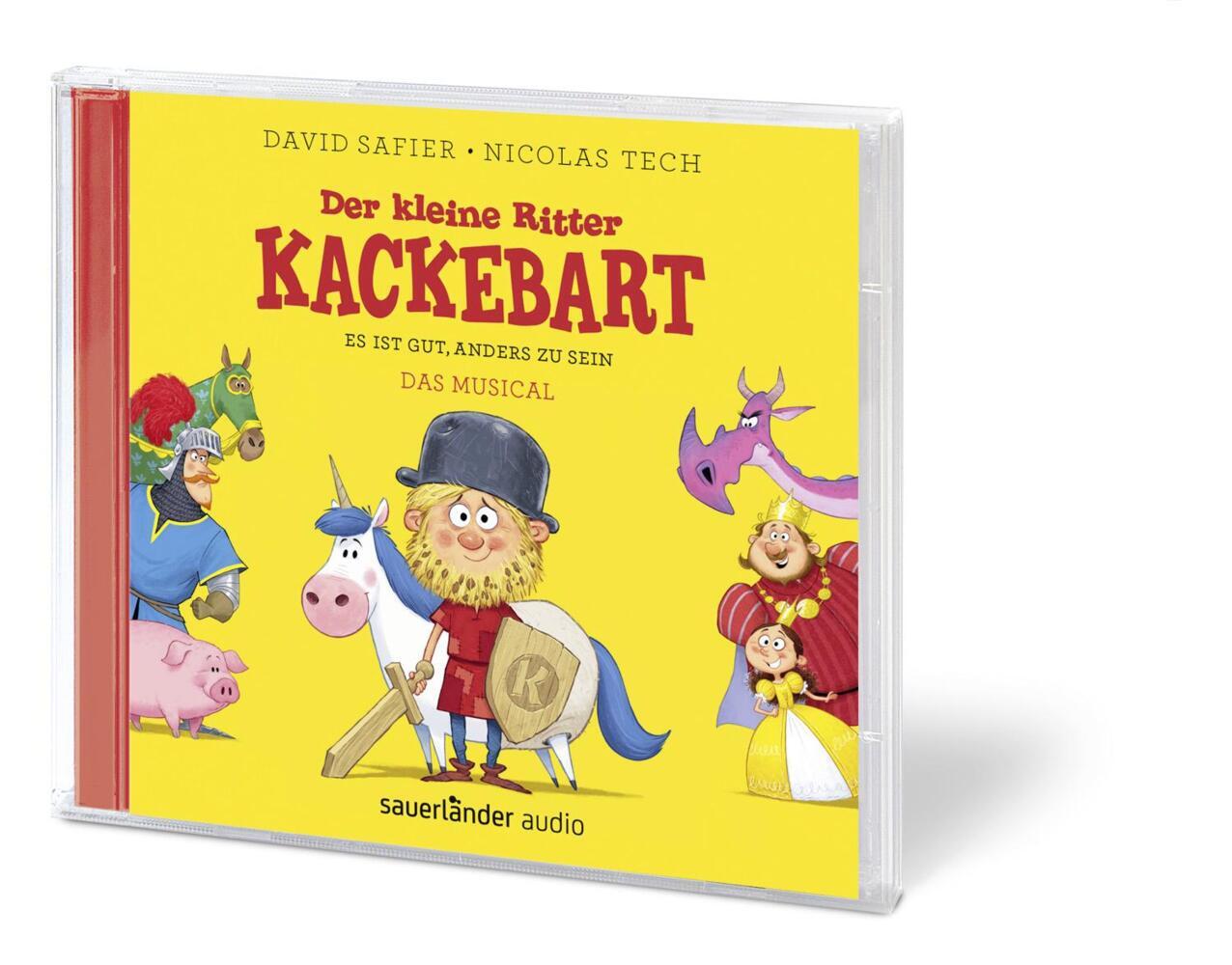 Bild: 9783839844182 | Der kleine Ritter Kackebart, 1 Audio-CD | David Safier (u. a.) | CD