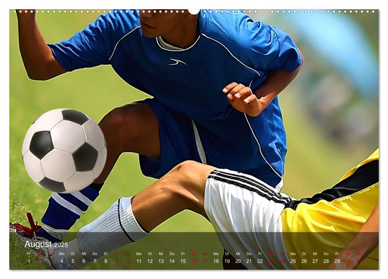 Bild: 9783383933851 | Fußball - pure Leidenschaft (Wandkalender 2025 DIN A2 quer),...