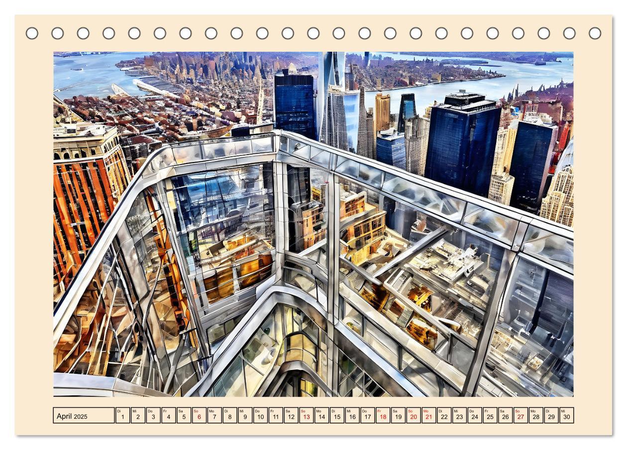 Bild: 9783457218471 | Sightseeing New York (Tischkalender 2025 DIN A5 quer), CALVENDO...