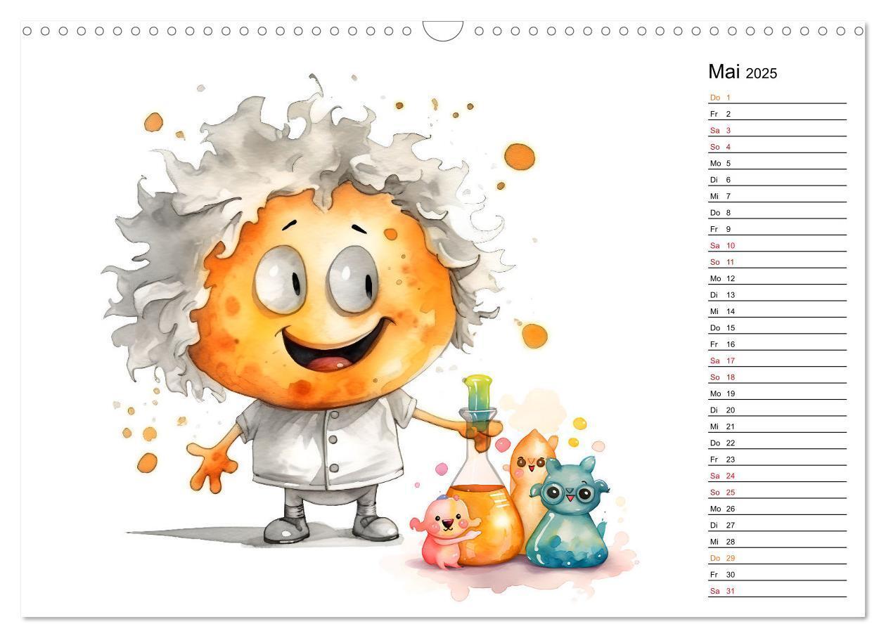 Bild: 9783383905728 | Monsterjobs - Kleine Monster, große Träume (Wandkalender 2025 DIN...