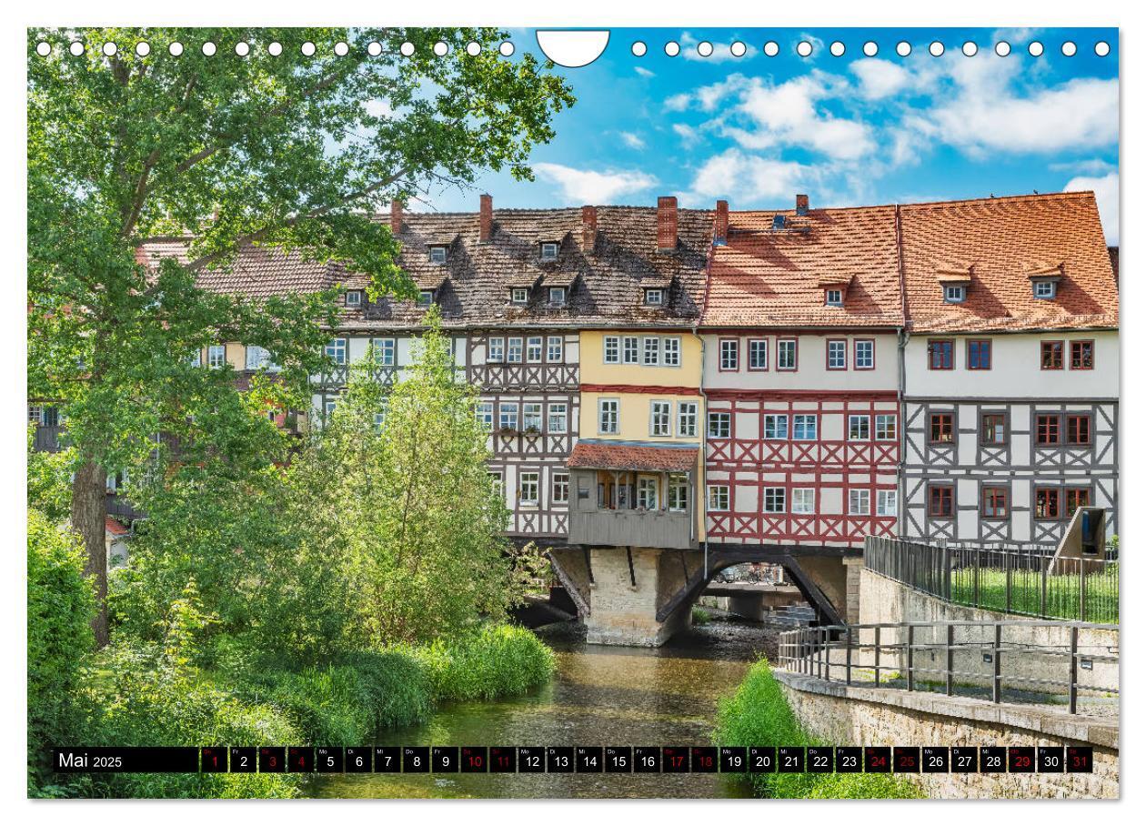 Bild: 9783435123360 | Ein Wochenende in Erfurt (Wandkalender 2025 DIN A4 quer), CALVENDO...