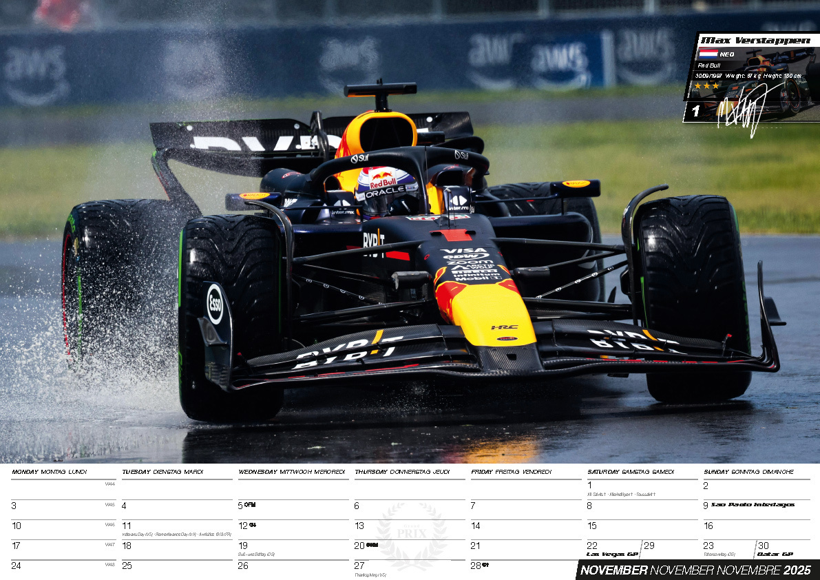 Bild: 9798893610369 | Formel 1 Kalender 2025 | Kalender | 14 S. | Deutsch | 2025