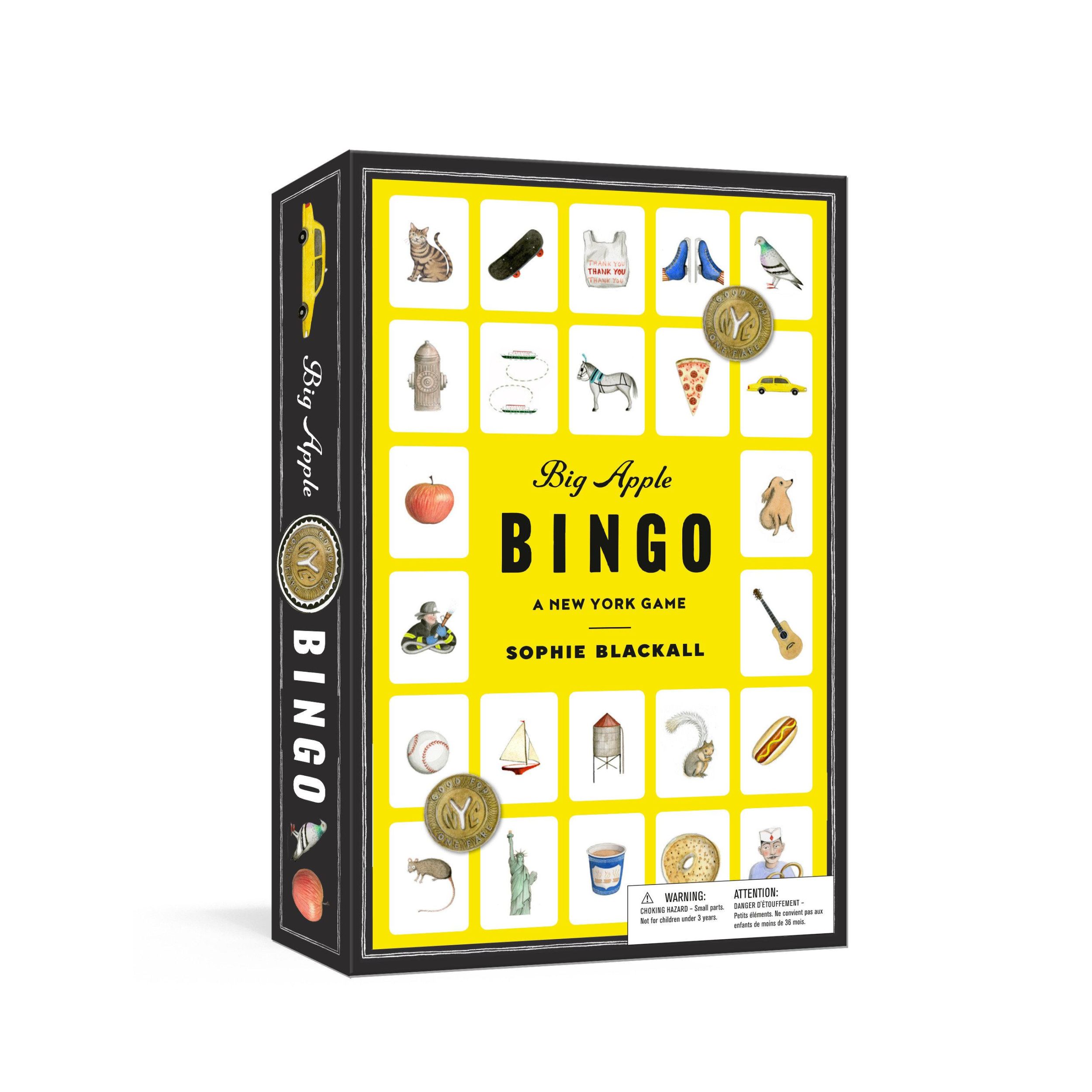 Cover: 9780525573708 | Big Apple Bingo | A New York Game: Board Games | Sophie Blackall