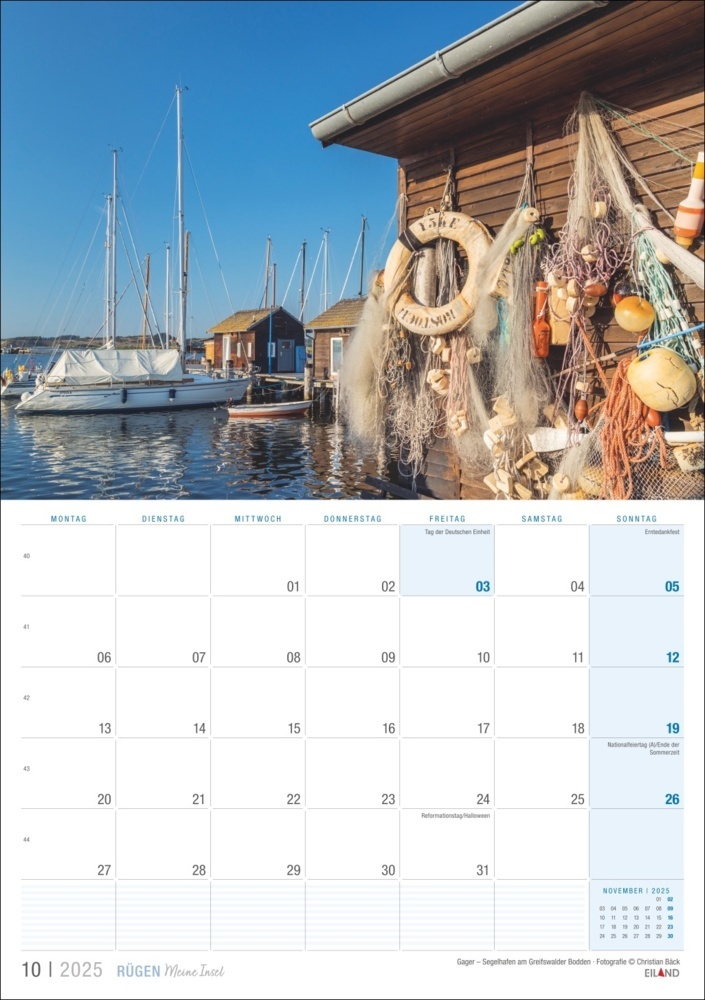 Bild: 9783964023483 | Rügen ...meine Insel Kalender 2025 | Kalender | 13 S. | Deutsch | 2025