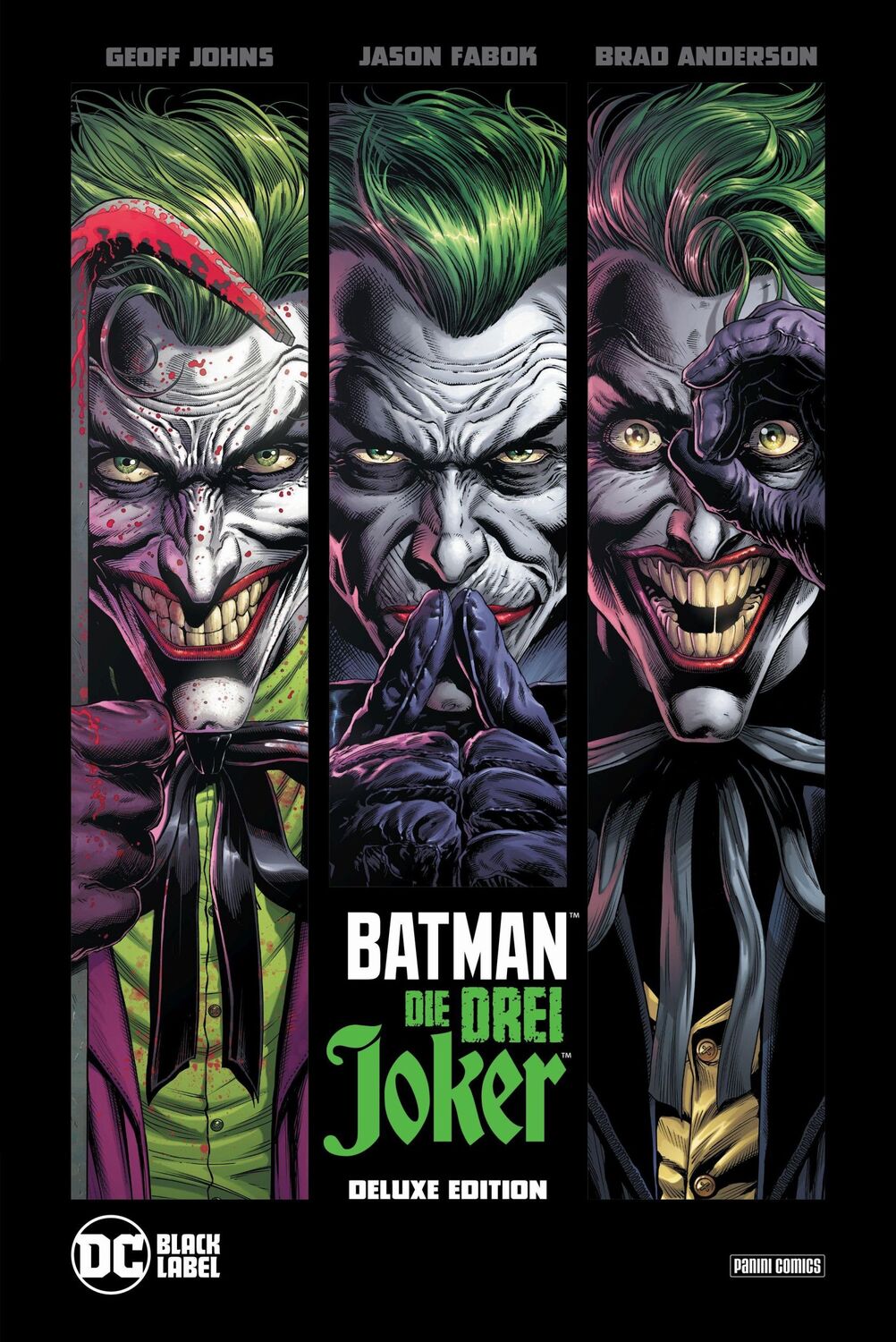 Cover: 9783741640292 | Batman: Die drei Joker (Deluxe-Edition) | Geoff Johns (u. a.) | Buch