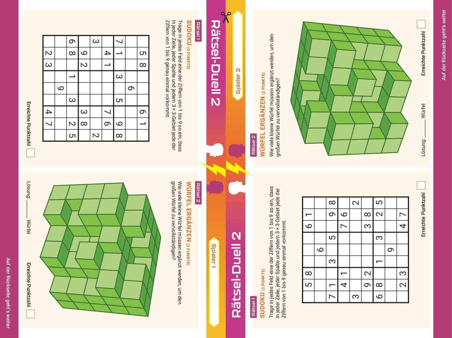 Bild: 9783625195955 | Der große Battle-Block Rätsel-Duell | Taschenbuch | 80 S. | Deutsch