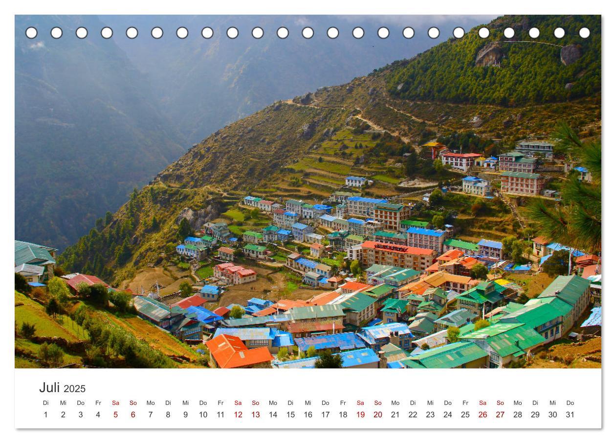 Bild: 9783435007653 | Nepal - Mitten im Himalaya (Tischkalender 2025 DIN A5 quer),...