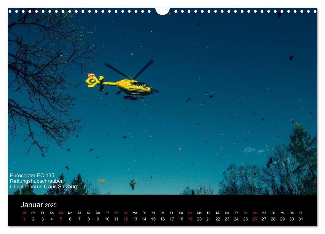 Bild: 9783435785964 | Hubschrauber im Einsatz (Wandkalender 2025 DIN A3 quer), CALVENDO...