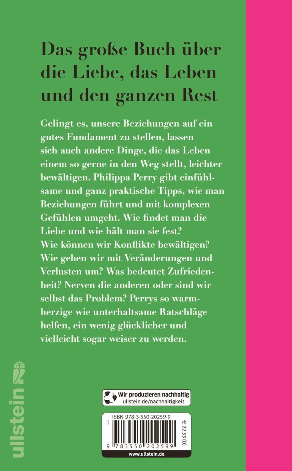 Rückseite: 9783550202599 | Das Buch, von dem du dir wünschst, deine Liebsten würden es lesen...