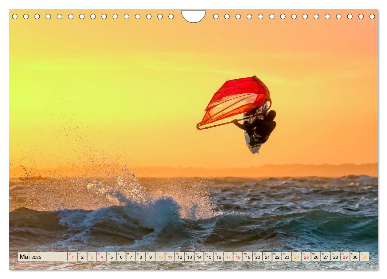 Bild: 9783435272594 | Windsurfing - extrem cool (Wandkalender 2025 DIN A4 quer), CALVENDO...