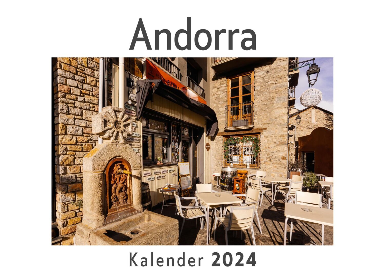 Cover: 9783750552951 | Andorra (Wandkalender 2024, Kalender DIN A4 quer, Monatskalender im...