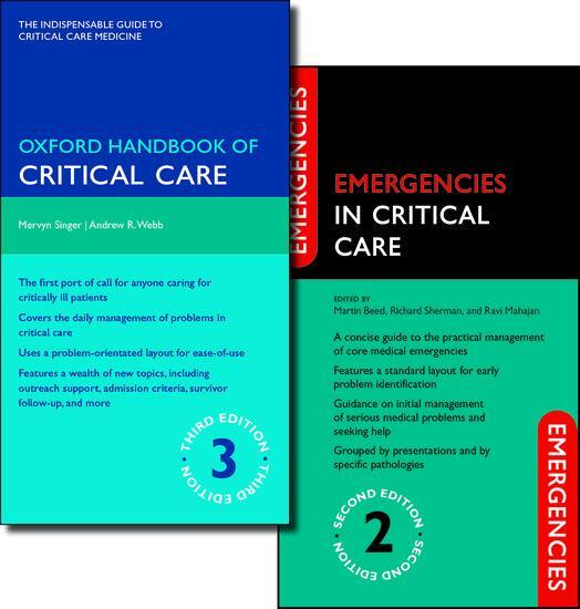 Cover: 9780199692804 | Oxford Handbook of Critical Care Third Edition and Emergencies in...