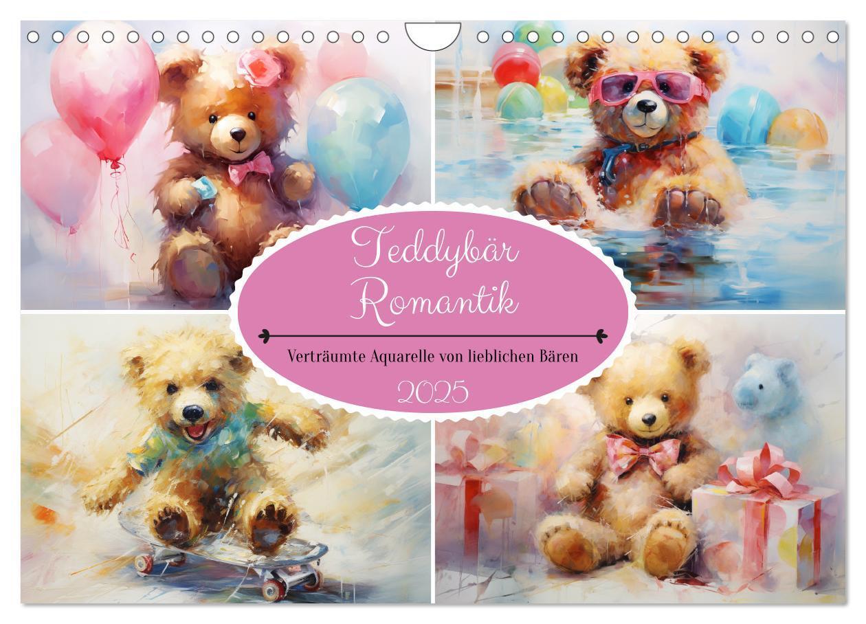 Cover: 9783383833847 | Teddybär Romantik. Verträumte Aquarelle von lieblichen Bären...