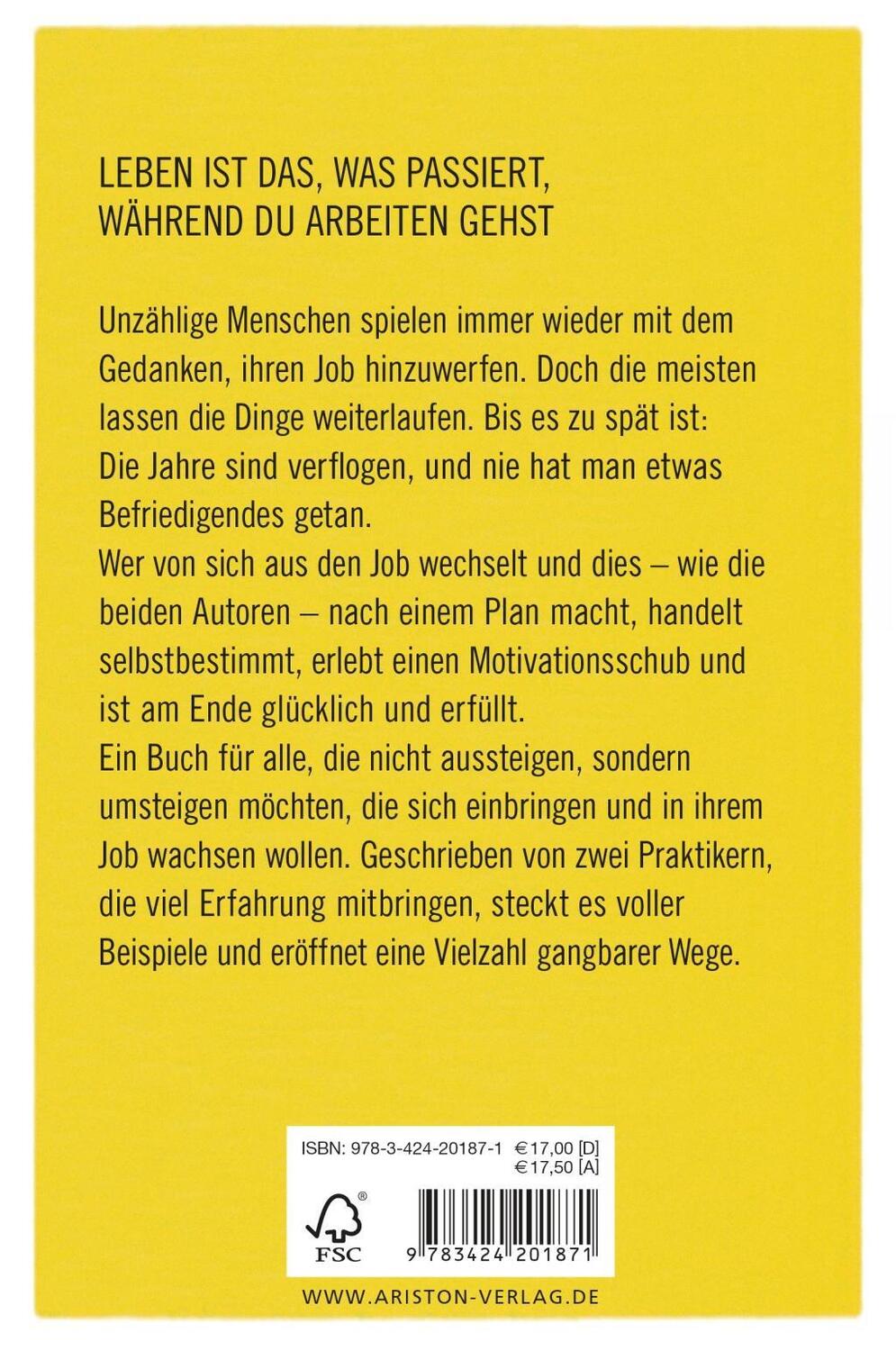 Bild: 9783424201871 | Ich bin so frei | Raus aus dem Hamsterrad - rein in den richtigen Job