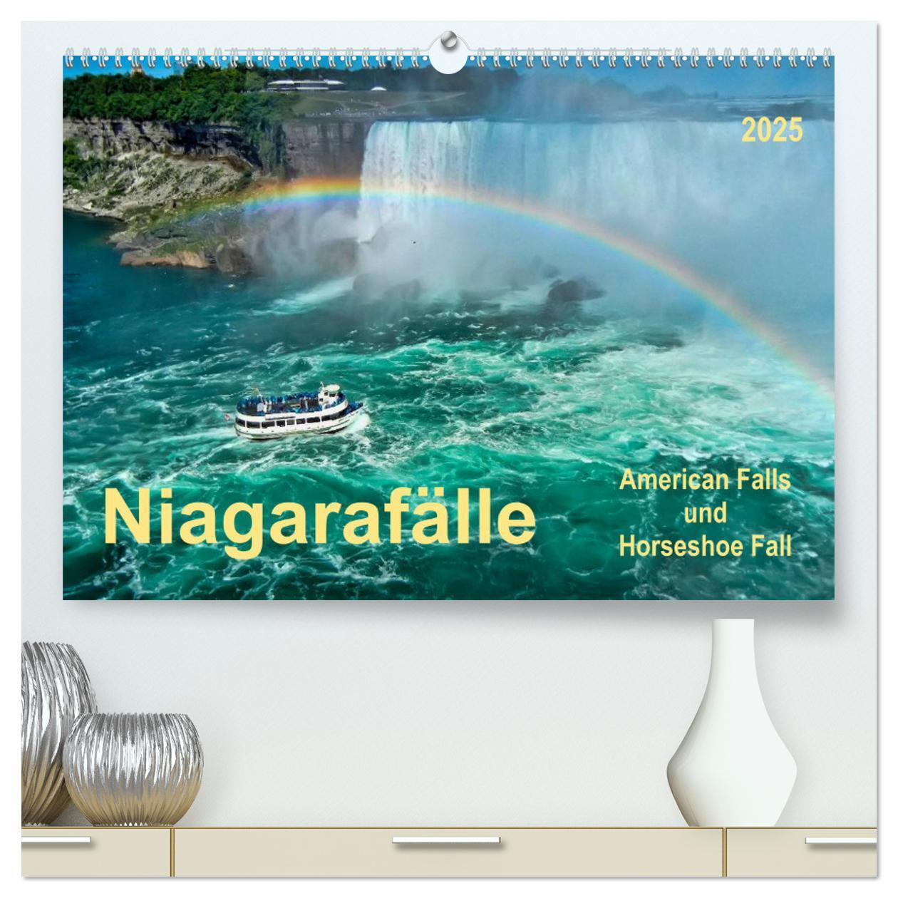 Cover: 9783435558025 | Niagarafälle - American Falls und Horseshoe Fall (hochwertiger...