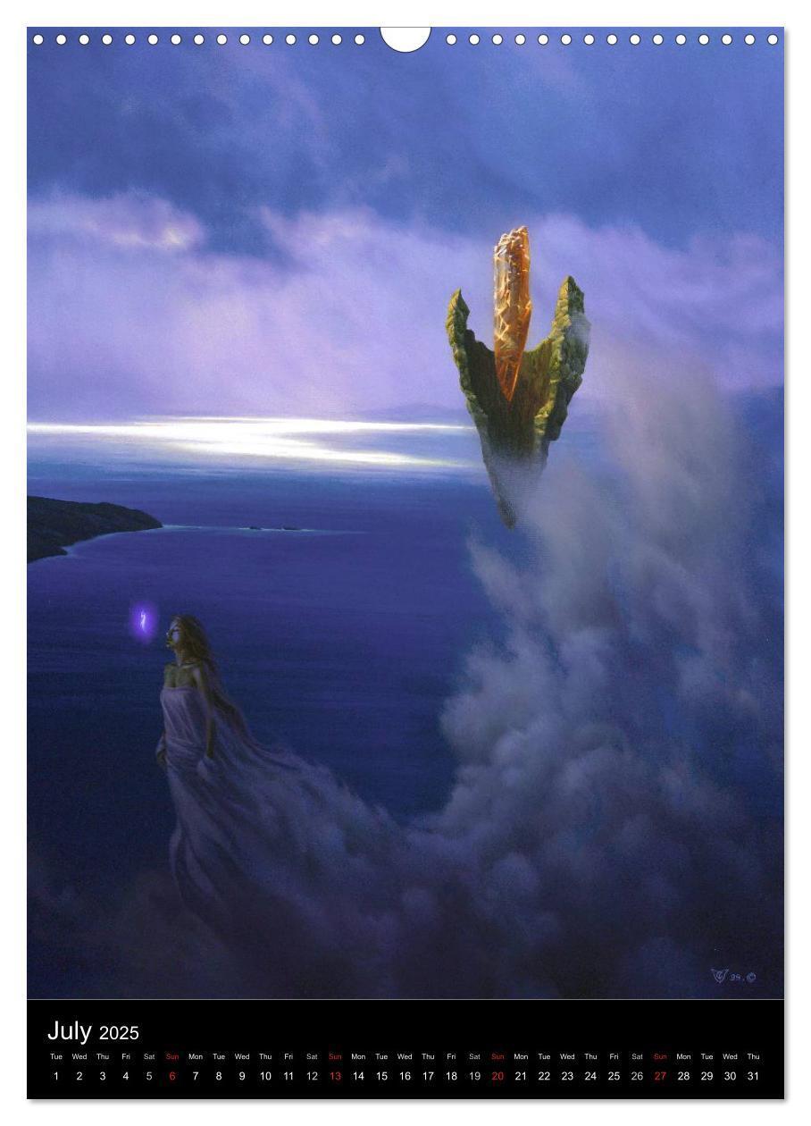 Bild: 9781325976782 | INNERSCAPES Fantasy Paintings by Christophe Vacher (Wall Calendar...