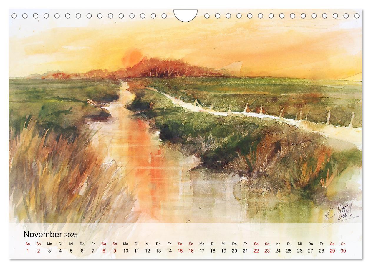 Bild: 9783383836084 | Aquarell auf Reisen - mit Eckard Funck (Wandkalender 2025 DIN A4...