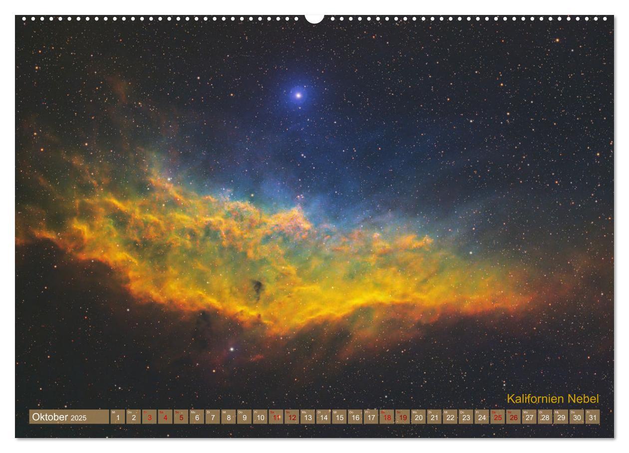 Bild: 9783457137338 | Deep Sky Kalender (Wandkalender 2025 DIN A2 quer), CALVENDO...