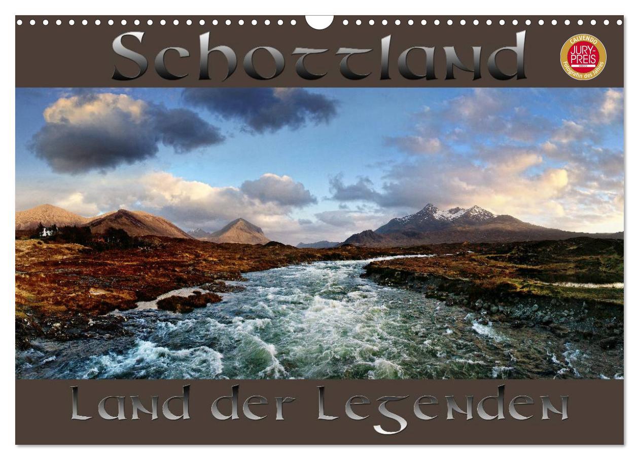 Cover: 9783435719365 | Schottland - Land der Legenden (Wandkalender 2025 DIN A3 quer),...